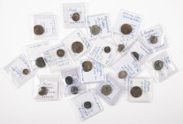 Ancient coins in lots - Greek / Hellenistic coinage - A nice collection of bronze coinage of Phrygia and Paphlagonia, all Greek bronzes: PHRYGIA with ...