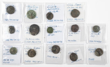 Ancient coins in lots - Greek / Hellenistic coinage - An interesting collection of small Greek bronzes, several eras and mints, all from Cilicia: Solo...