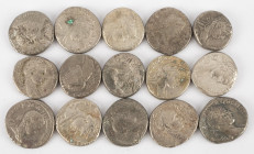 Ancient coins in lots - Roman coinage - A nice lot with Greek Roman AR Tetradrachms, struck ca. first half of the 3rd century AD, several emperors - i...