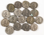 Ancient coins in lots - Roman coinage - A nice lot with Greek Roman AR Tetradrachms, struck ca. first half of the 3rd century AD, several emperors - i...