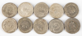 Ancient coins in lots - Roman coinage - A nice lot with Greek Roman AR Tetradrachms, struck ca. first half of the 3rd century AD, several emperors - i...