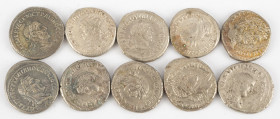 Ancient coins in lots - Roman coinage - A nice lot with Greek Roman AR Tetradrachms, struck ca. first half of the 3rd century AD, several emperors - i...