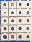 Ancient coins in lots - Roman coinage - A mixed collection of Roman coins: c. 10 Antoniniani (Probus, Aurelianus, Postumus Gallienus etc.), 3 Alexandr...