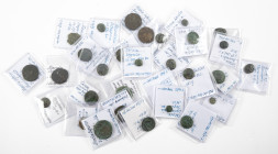 Ancient coins in lots - Roman coinage - A nice collection of ancient Greek (Roman) bronze coins: MOESIA INFERIOR 2 x Viminacium (AE28 Herennia Etrusci...