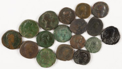 Ancient coins in lots - Roman coinage - A small collection of Roman SESTERTII (2 x Antoninus Pius, Faustina Minor, Otacilia Severa, Gordianus III, Mar...