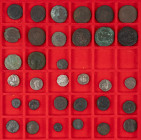 Ancient coins in lots - Roman coinage - A small collection of Roman coins: 6 x Denarius incl. Republic, Augustus (Gaius and Lucius), Faustina Minor, C...
