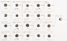 Ancient coins in lots - Miscellaneous coinage - A nice collection of Celtic coins from Belgium Gaul, The Eburones, type obv. 4 horse protomes (tetrask...