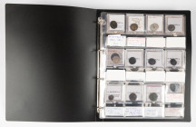 Ancient coins in lots - Miscellaneous coinage - A nice collection of ancient coinage in silver and bronze: 2 Roman AR Denarii (Lucius Verus, BMC425 an...