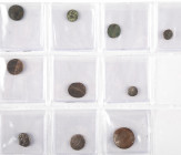 Ancient coins in lots - Miscellaneous coinage - A small mixed lot ancient coins: Parthia, miscellaneous group of Parthian coppers, incl. Gotarzes II, ...