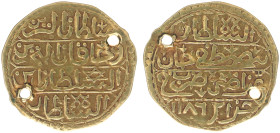 Algeria - Ottoman Empire - Mustafa III (1757-1774) - Sultani AH1186 (KM32, Dam. 26CZ-A1d-1186 / ZENO 353040) - Obv: 4-lines sultan’s name, mint, year/...