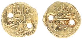 Algeria - Ottoman Empire - Selim III (1789-1807) - ¼ Sultani AH1220 Jaza’ir (KM 44; Fr.39) - Obv: Name of sultan / Rev: in Jaza’ir 1220 - Gold 0.84 g....