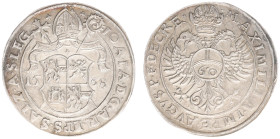 Austria - Salzburg - Johann Jakob Khuen von Belasi (1560-1586) - Guldentaler (60 Kreuzer) 1568 - with title Maximilian II (Dav.122, Probszt573, Zöttl6...