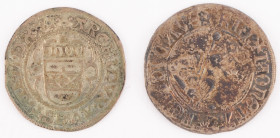 Austria - Empire - Maximilian I (1493-1519) - Sechser nd., Hall (Moser/Tursky 74) - Obv: Bust right / Rev: Long cross, 4 arms in angles - 3.15 g. - F/...