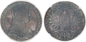 Austria - Empire - Maria Theresa (1740-1780) - Taler 1780-SF - Obv: Draped bust right / Rev: Crowned double headed imperial eagle - NGC PF64 Cameo (66...