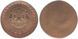 Belgium - Leopold III (1934-1950) - 100 Francs 1949 - Uniface Essai in bronze, Regency of Prince Charles (1944-1950) (cf. Bogaert 2859) - Obv: Crowned...