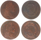 Belgium - Medals & Tokens - 1717 - Namen, medals ('jetons') 'Inauguration de Charles VI Comte de Namur' by P. Roettiers (Kenis 292) - Obv. Bust right ...