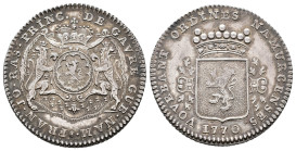 Belgium - Medals & Tokens - 1770 - Namen, medal ('jeton') 'Inauguration du gouverneur François Joseph Rasse de Gavre' by J. Roettiers & N.J. Wodon (Ke...