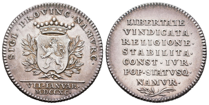 Belgium - Medals & Tokens - 1790 - Namen, medal ('jeton') 'Retour de la liberté'...