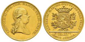 Belgium - Medals & Tokens - 1791 - Namen, medal ('jeton') 'Inauguration de Leopold II Comte de Namur' by T. van Berckel (Kenis 300) - Obv. Bust right ...