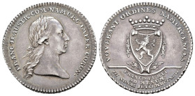 Belgium - Medals & Tokens - 1792 - Namen, medal ('jeton') 'Coronation de l'Empereur François II' by T. van Berckel (Feu. 14677) - Obv. Bust right / Re...