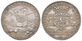 Belgium - Medals & Tokens - 1792 - Namen, medal ('jeton') 'Coronation de l'Empereur Joseph II' by J. Roettiers (Kenis 298, Bingen 139,64, de Coster 83...