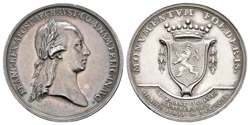 Belgium - Medals & Tokens - 1792 - Namen, medal ('jeton') 'Inauguration de Franç...