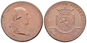 Belgium - Medals & Tokens - 1792 - Namen, medal ('jeton') 'Inauguration de François II Comte de Namur' by T. van Berckel (Kenis 303) - Obv. Bust right...