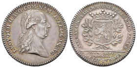 Belgium - Medals & Tokens - 1793 - Namen, medal ('jeton') 'Inauguration du gouverneur Albert Casimir de Teschen' (Mont. 2234) - Obv. Bust right / Rev....