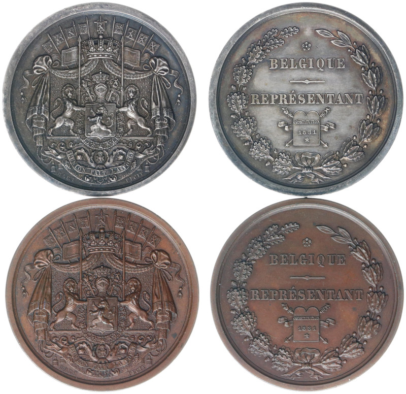 Belgium - Medals & Tokens - ND (1840+) - Medal 'Médaille des représentant' by L....
