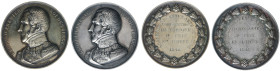 Belgium - Medals & Tokens - ND (1848) - Prizemedal 'Academie des beaux-arts de Liège' by Braemt - Obv. Portrait left - Rev. Engraving within wreath - ...