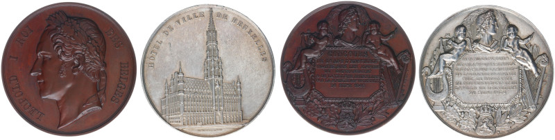 Belgium - Medals & Tokens - 1852 - Prizemedal 'Grand Concours de chant d'ensembl...