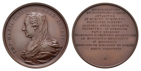 Belgium - Medals & Tokens - 1898 - Medal 'The Belgian Antarctic Expedition under Adriaen de Gerlach' after Duvivier - Obv. Bust Maria Theresia after t...