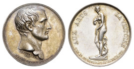 France - Medals, Tokens & Jetons - 1803 - Medal 'Arrival of the Venus de Medici in the Louvre' by Jeuffroy (Bramsen 280) - Obv. Portrait of Napoleon l...