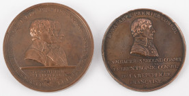 France - Medals, Tokens & Jetons - 1811 - Medals 'Constitution de la Republique' by Gatteau - Obv. Conjoined busts of the three consuls right / Rev. N...
