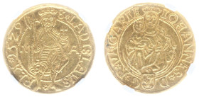 Hungary - John I Zapolya (1526-1540) - Goldgulden 1529, Nagybanya mint, mm. Andras Patavinus (Lengyel151/4, Pohl N2-4, EH.687/d, Husz.868, Fr.42) - Ob...