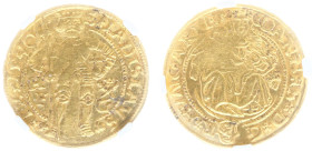 Hungary - John I Zapolya (1526-1540) - Goldgulden 1540, Kolozsvar (Klausenberg) mint, mm. Gyorgy Frater (Lengyel157/1, Pohl N9, EH.691/b, Husz.871, Fr...