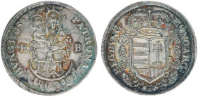 Hungary - Franz Rakoczi (1703-1711) - Revolutionary Coinage - ½ Taler (Gulden) 1705-KB, Kremnitz (KM265.1, Husz.1524, Her.12) - Obv: Madonna and child...