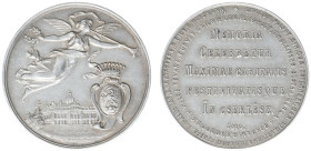 Hungary - Medals & Tokens - ND (1901) - Medal 'Charity Day of Cseklész' - Obv. Angel with trumpet above palace, crowned coat of arms / Rev. Text withi...