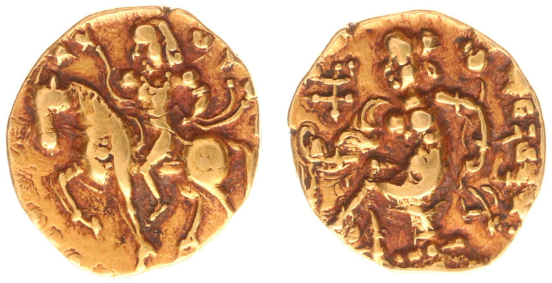 India - Imperial Guptas - Candragupta II Vikramaditya (c. 376-412 AD) - Horseman...