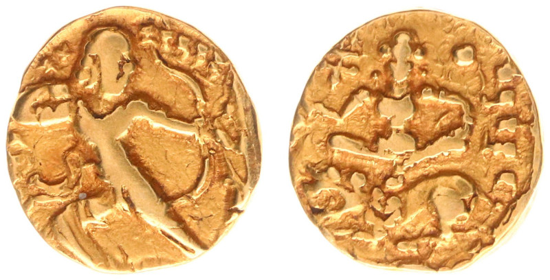 India - Imperial Guptas - Candragupta II Vikramaditya (c. 376-412 AD) - Lion-sla...