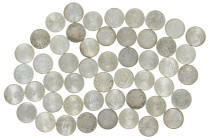 Coins world in boxes - Austria - Lot with silver commemorative Austria 2 Schillings of 1928 to 1937, all 10 different issues present in different quan...