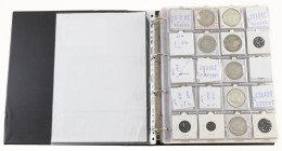 Coins world in boxes - Belgium - Collection with Belgian coins sorted after date 1831-1865, many silver incl. 5 Francs 1851, 1850, 1853, 1849, 1867, 1...