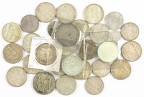Coins world in boxes - Belgium - Small lot with Belgian coins 1853-1971, mainly silver