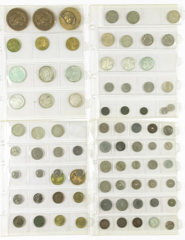 Coins world in boxes - Belgium - Box with Belgian coins starting from 1934, in a...