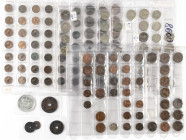 Coins world in boxes - Belgium - Box with coins Belgium and Belgian Congo in album sheets, sorted after type, incl. 5 Francs 1872, etc.