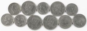 Coins world in boxes - Belgium - Small lot with Belgian coins incl. 4 Belgas 1931-1932 (4 pcs.), 2 Belgas 1930 (2 pcs.), 1 Belga 1930-1932 (5 pcs.), t...