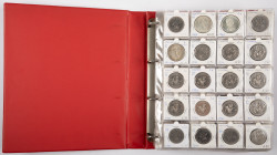 Coins world in boxes - Canada - Large collection Canada in 3 heavy albums in box, Cent to 2 Dollars incl. silver and many (colored) commemoratives
