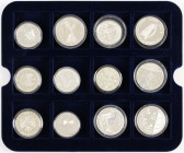 Coins world in boxes - Euro's - Collection with silver Euro coins in wooden box incl. San Marino, Finland, France, Austria, Ireland, etc., approx. 36 ...