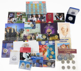 Coins world in boxes - Euro's - Box with Euro sets and Euro coins in blister incl. Netherlands, Belgium 10 Euro 2013, 20 Euro 2013, 2014, Euro set 201...