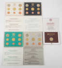 Coins world in boxes - Euro's - Small lot With Vatican Euro sets incl. 2006 (the 2 Euro is missing from the set), 2009, 2013, 2014, 2 Euro 2021, total...